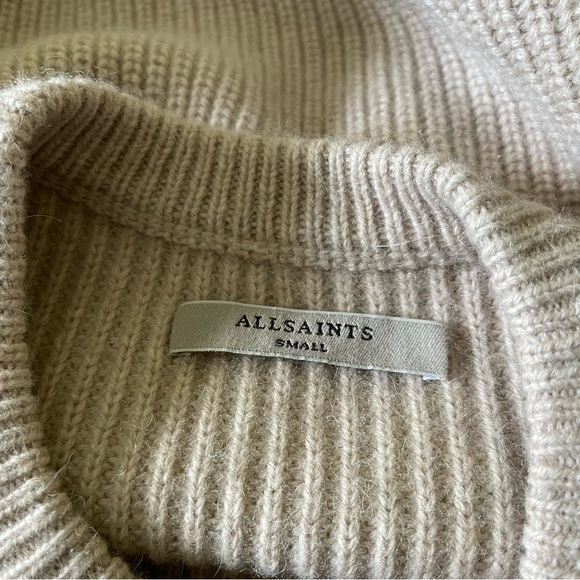 ALL SAINTS women’s Pullover Sweater wool alpaca minimalist size small - Picture 6 of 9